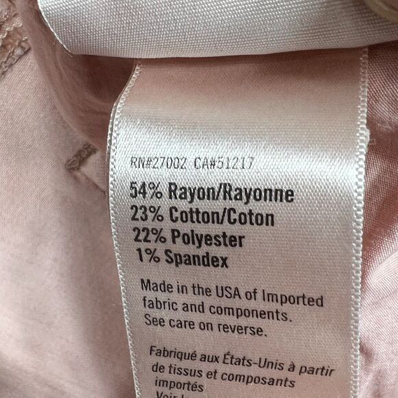 Paige Jeans Womens Size 28 Faded Petal Pink Verdugo Ankle Jeans Pockets - Picture 12 of 15